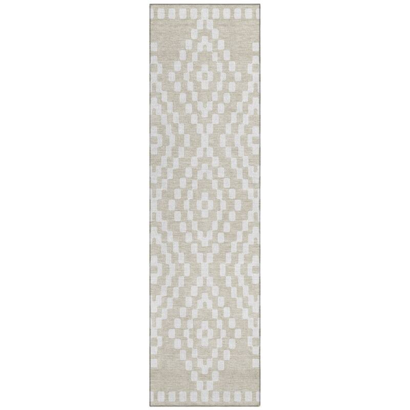 Machine Washable Indoor/ Outdoor Chantille Moroccan Boho Rug