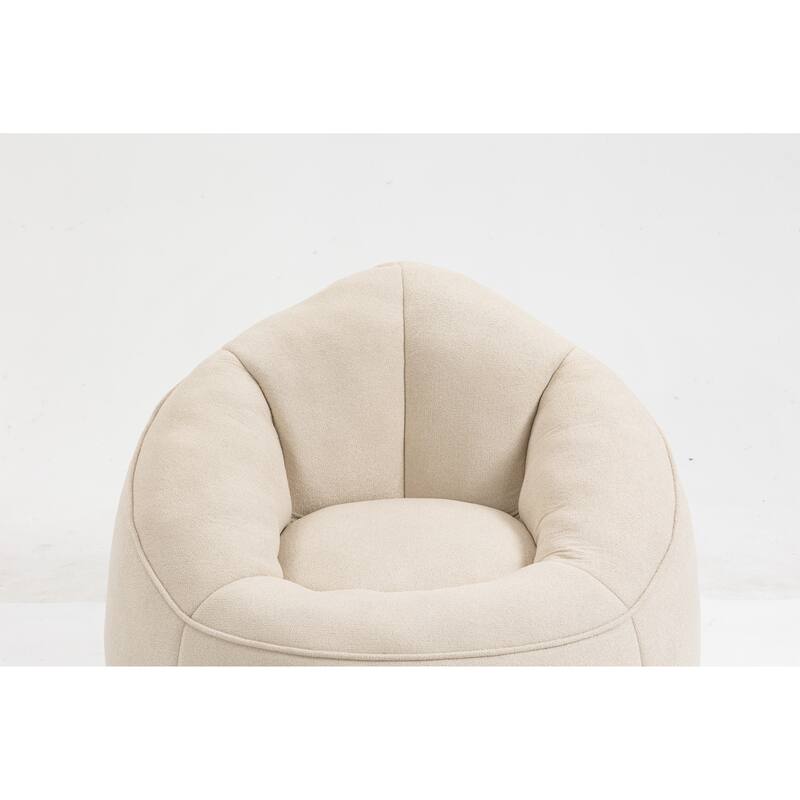 High Pressure Bean Bag Chair With Footrest