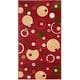 preview thumbnail 13 of 65, SAFAVIEH Porcello Masumah Modern Painterly Geometric Pattern Area Rug 2'7" x 5' - Red/Multi