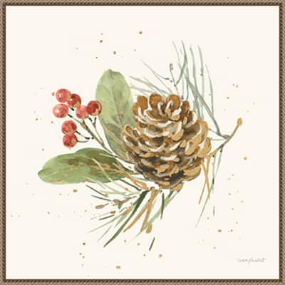 Winter Blooms VI by Lisa Audit Framed Canvas Wall Art Print