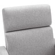 preview thumbnail 27 of 49, Roomfitters Modern Upholstered Rocker Nursery Chair, Plush Seating Glider Swivel Recliner Chair, Beige