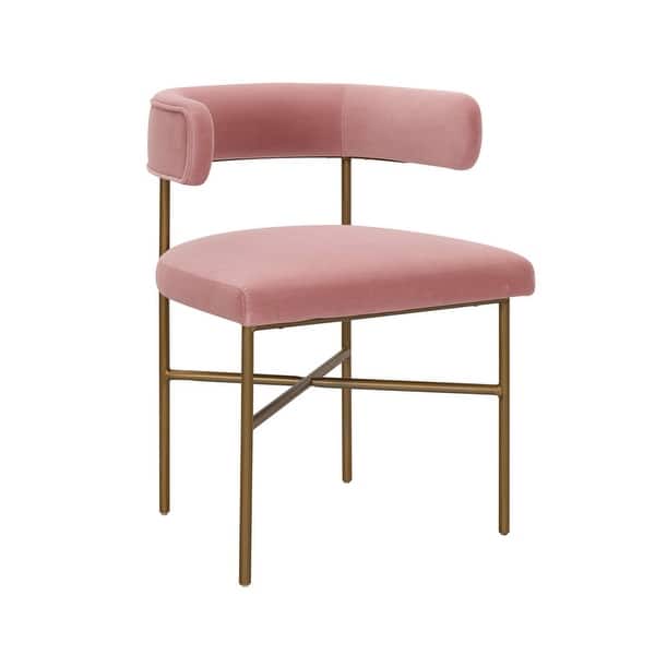 slide 2 of 7, Silver Orchid Paola Blush Velvet Chair