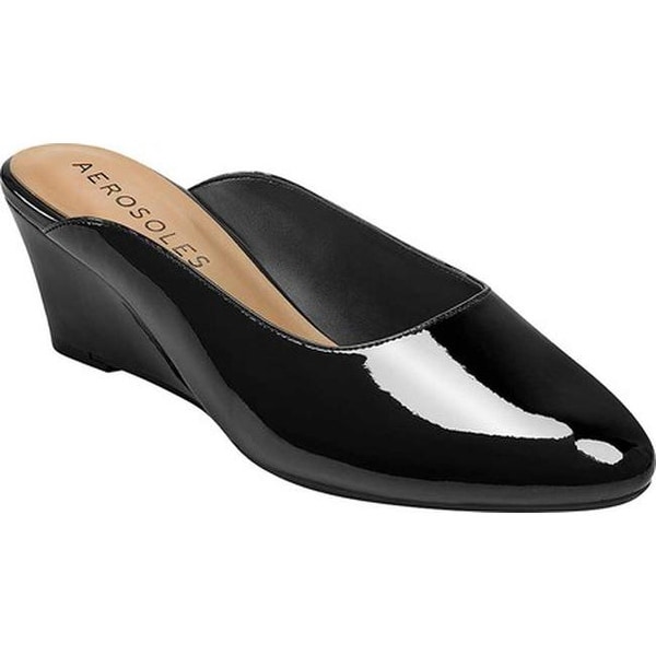 aerosoles mules black