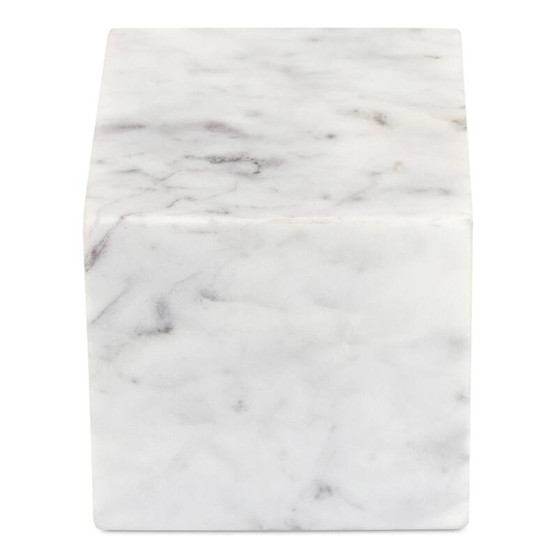 NADAAL STUDIOS Ysabel, Tabletop Accent, Banswara Purple White Marble