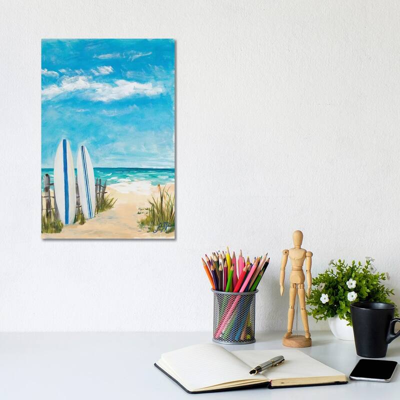 iCanvas "Tropical Surf II" by Julie Derice Canvas Print - 12x8x0.75