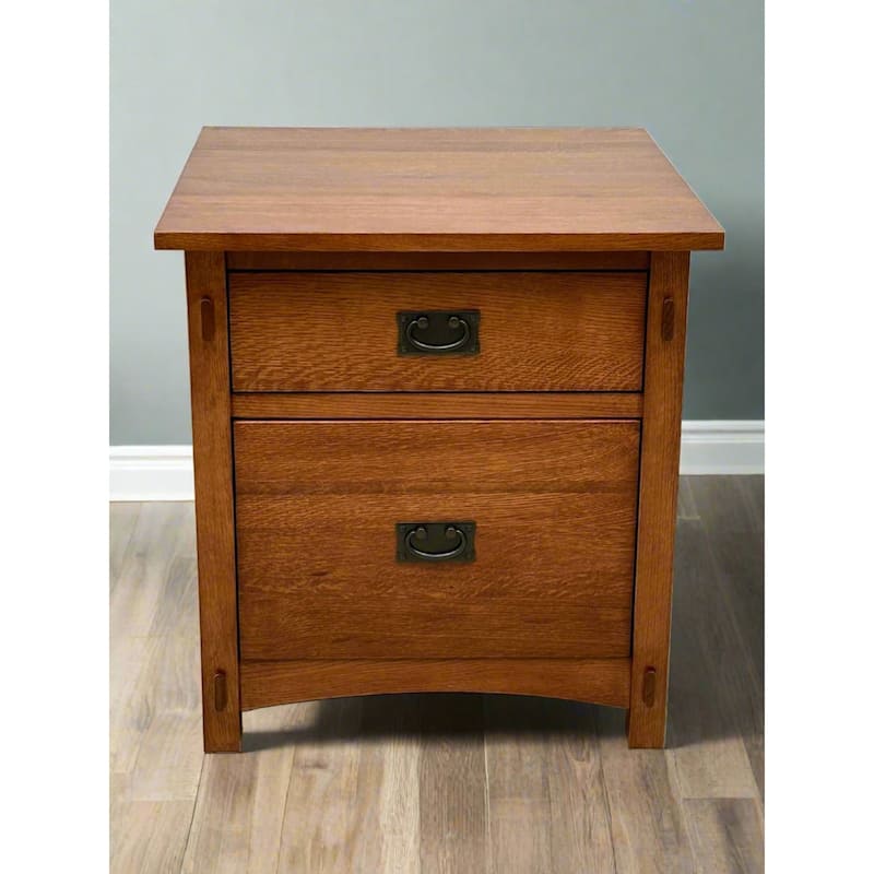 Mission Quarter Sawn Oak File Cabinet