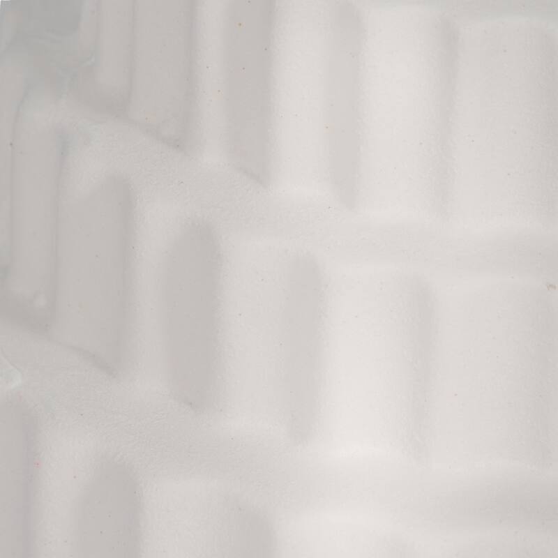 Sagebrook Home Textured Staggered Vase, White