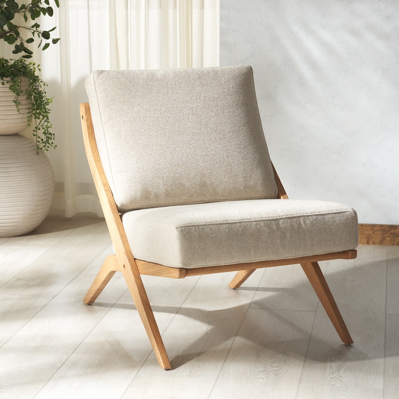 SAFAVIEH Couture Nicki Scandinavian Accent Chair - 25"W x 33"D x 31"H