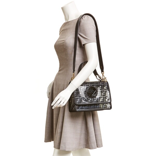fendi kan if shoulder bag