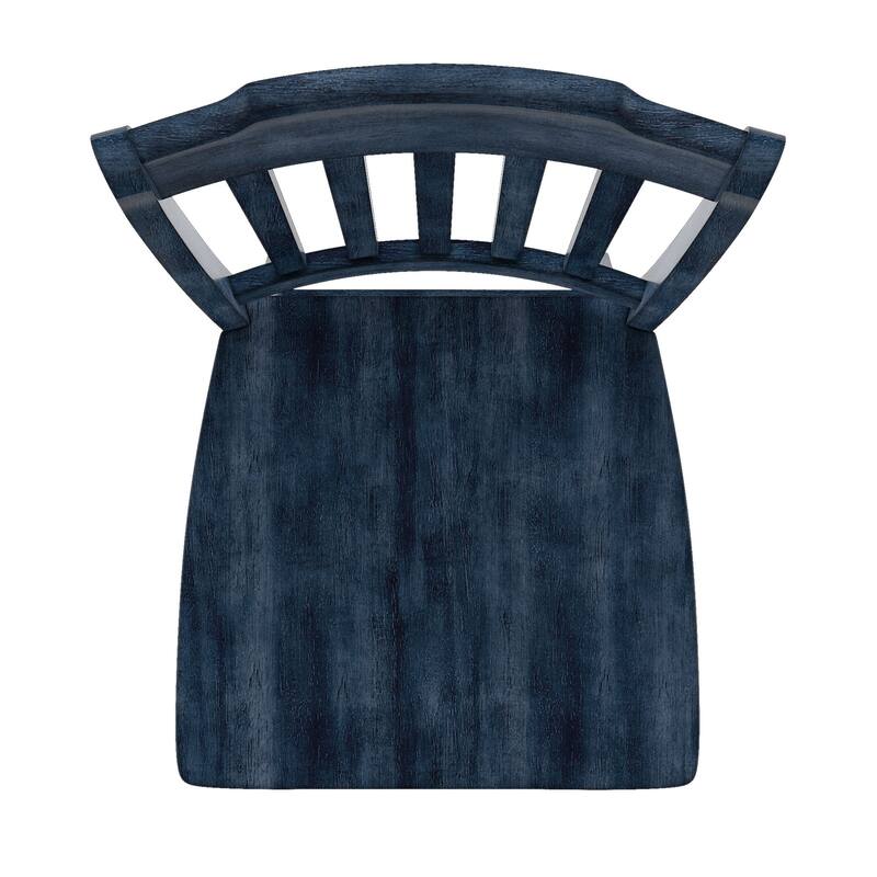 Eleanor Slat Back Wood Counter Chairs (Set of 2) by iNSPIRE Q Classic