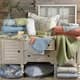 Laura Ashley Rowland Reversible Blue Cotton Quilt Set