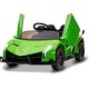 preview thumbnail 7 of 27, 12V Kids Ride On Car, Licensed Lamborghini Veneno Electric Car for Kids, Battery Powered Sports Car for Kids Gift Green