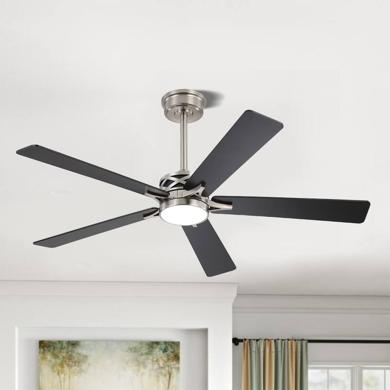 MLiAN 52" & 60" & 72" 5-Blades DC Motor Indoor Smart Ceiling Fan with Light & Remote