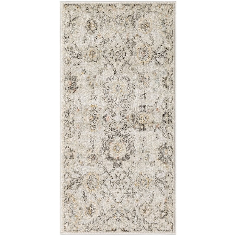 Nourison Oushak Home Indoor Persian Area Rug - 2' x 4' - Grey