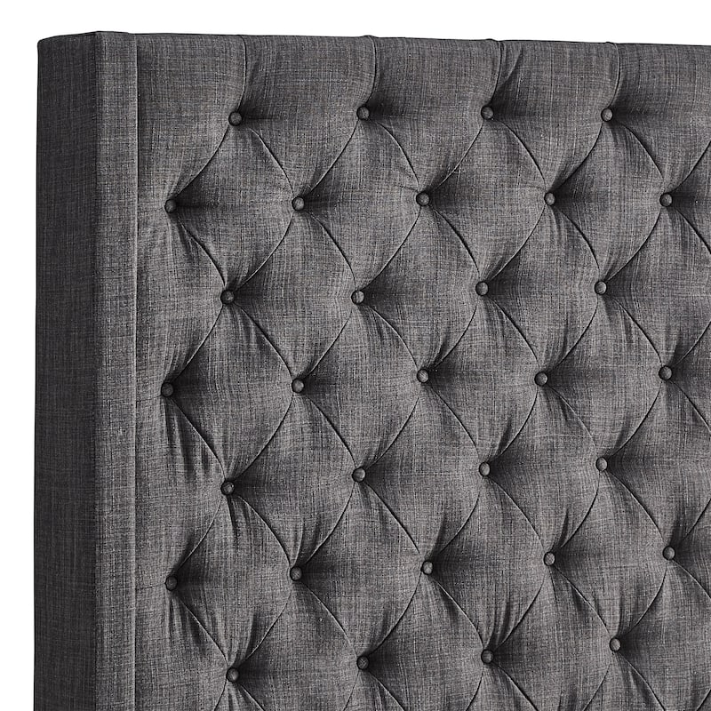 Naples Button-tufted Wingback Headboard only by iNSPIRE Q Artisan