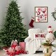 preview thumbnail 16 of 22, 4/5/6/7/7.5 FT PVC/PE Mixed Green Memory Wire Christmas Tree 6 Feet