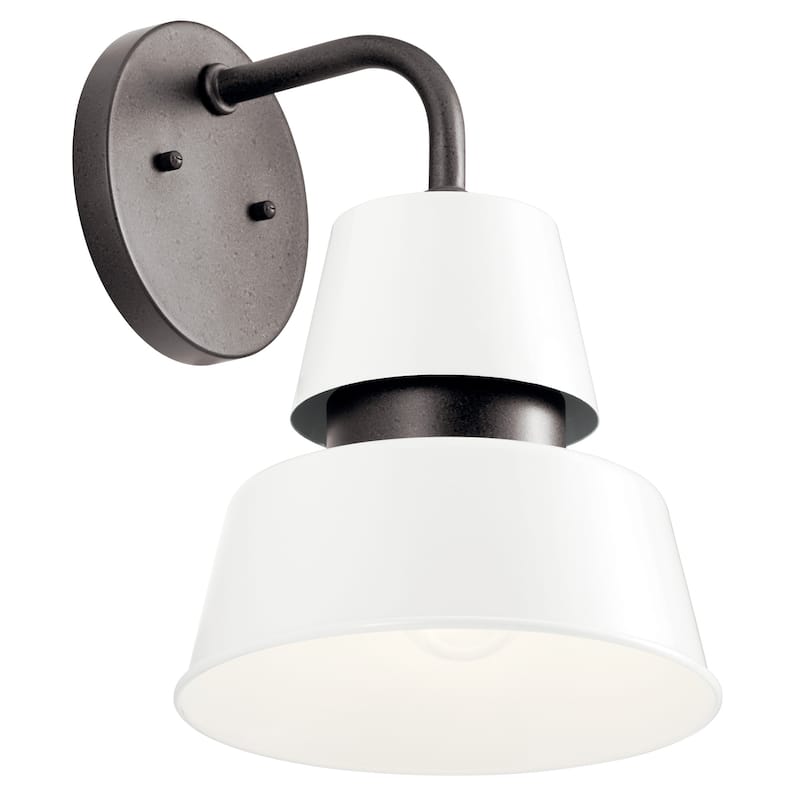 Kichler Lozano 13" Tall Outdoor Wall Sconce - White