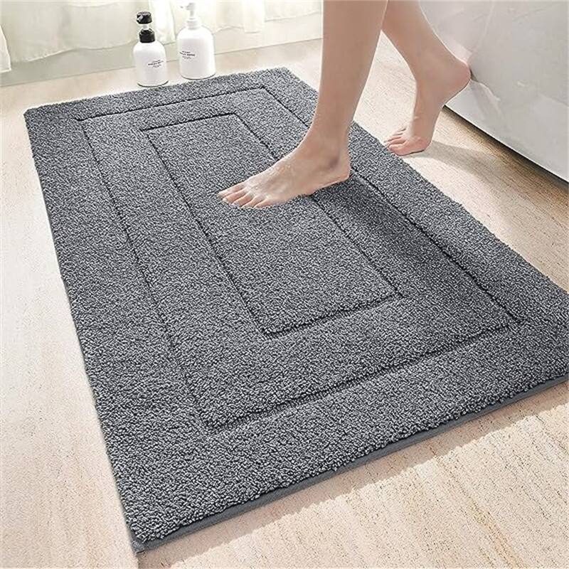Bathroom Rug Mat - Grey - 24"X36"