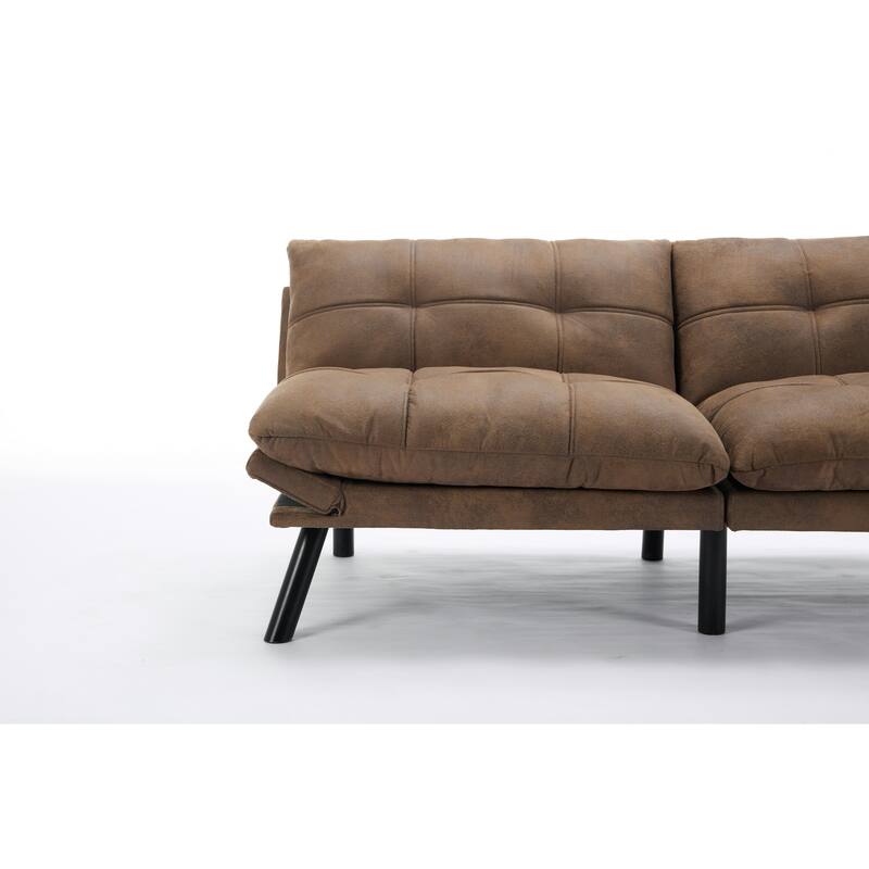 Versatile Modern Sofa Bed: 2-Seater Convertible Couch with Twin Bed Feature for Small Spaces