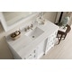 preview thumbnail 17 of 29, James Martin Vanities De Soto 48" Single Vanity, Bright White