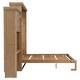 preview thumbnail 14 of 29, Queen Size Murphy Bed Folding Hideaway Wall Bed w/ Storage Shelves