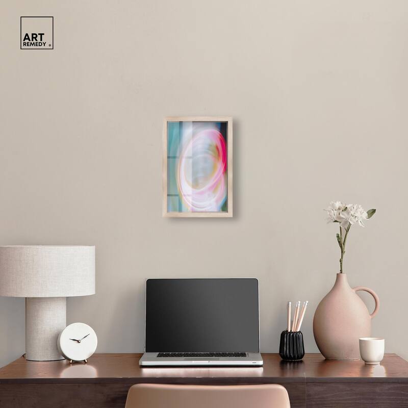 Swirling Light III Shadowbox by Art Remedy