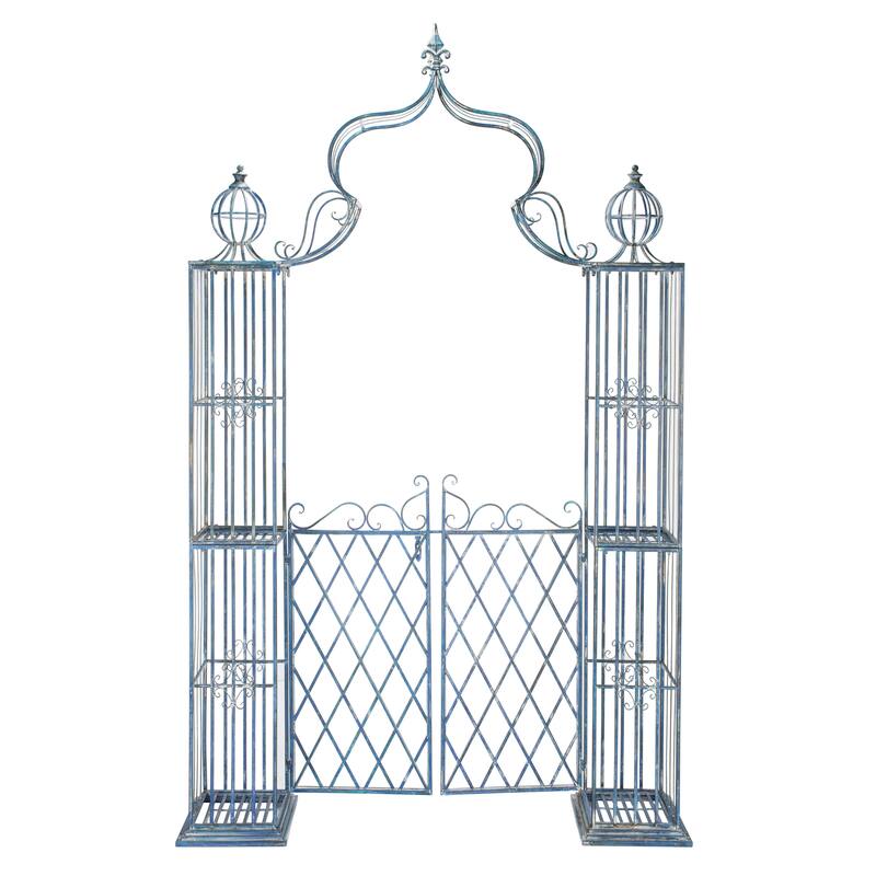 SAFAVIEH Sky Victorian Iron Outdoor Garden Arch Arbor