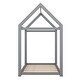 preview thumbnail 7 of 31, Twin Size Classic Wooden Wooden House Bed