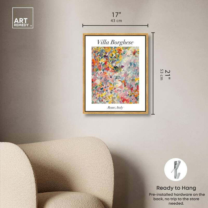 Villa Borghese Canvas by Art Remedy