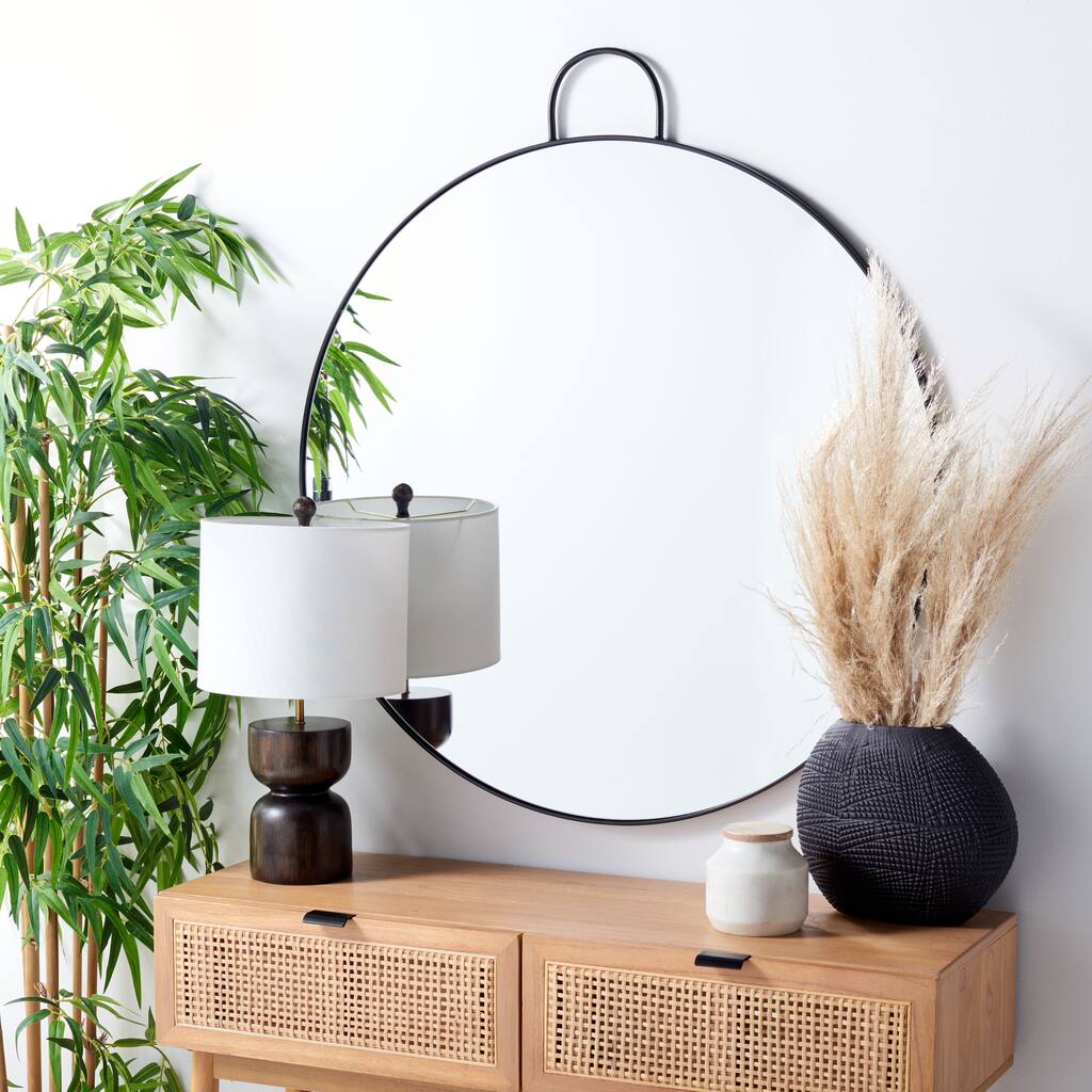 SAFAVIEH Danika 36-inch Round Mirror - 0.8" W x 36" D x 36" H