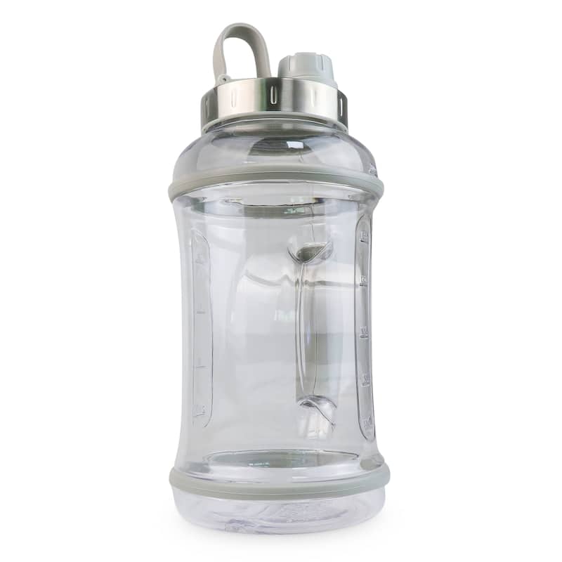 70oz Sport Water Bottle with Twist-Off Lid & Carry Handle - Clear
