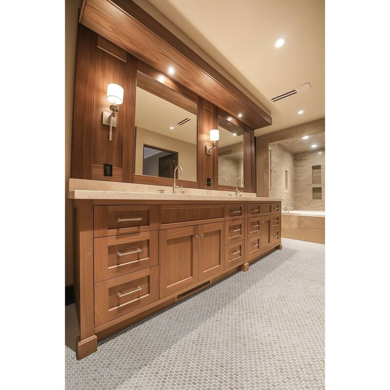 Ackland AKM-P-13X11RDM-CA 11" x 11" Porcelain Penny Floor and Wall - Calico