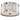 Libby Langdon for Crystorama Jennings 3 Light Polished Nickel Ceiling Mount - 16.25'' W x 8.75'' H