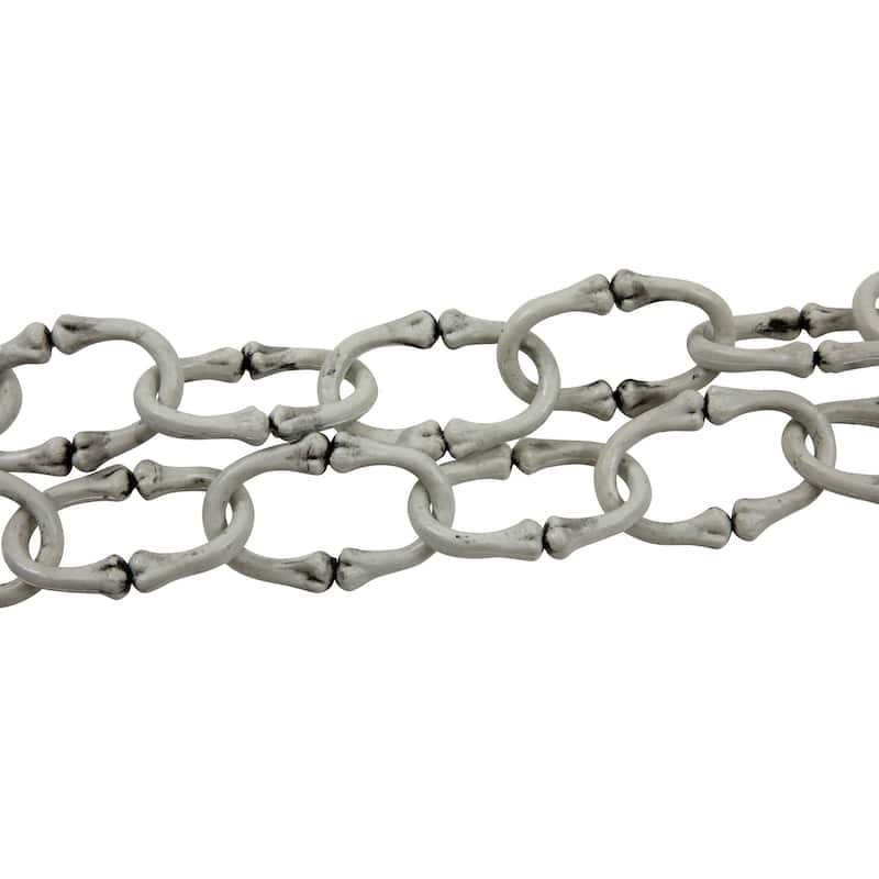 Bone-Like Chainlink Halloween Decoration - 12'