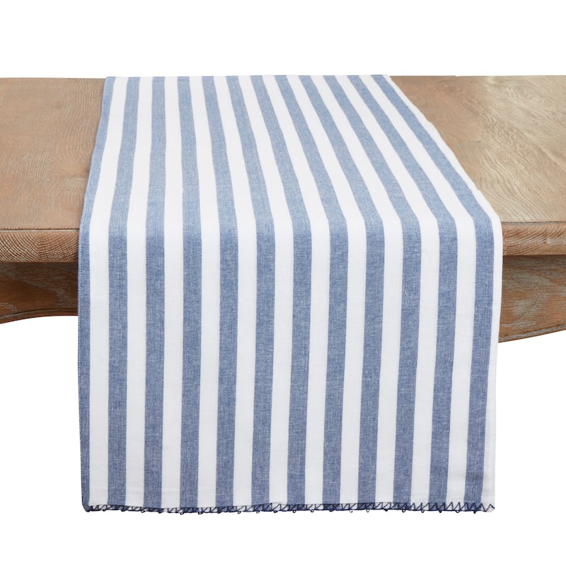 Soothing Stripes Table Runner - 16"x72" - Blue