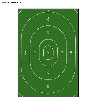 24 Pcs Of B 27 Target Repair Center Fits Green B 27s B 27e B 27cb Targets Green Size 12 5 X 18 5 12 5 X 18 5 Overstock