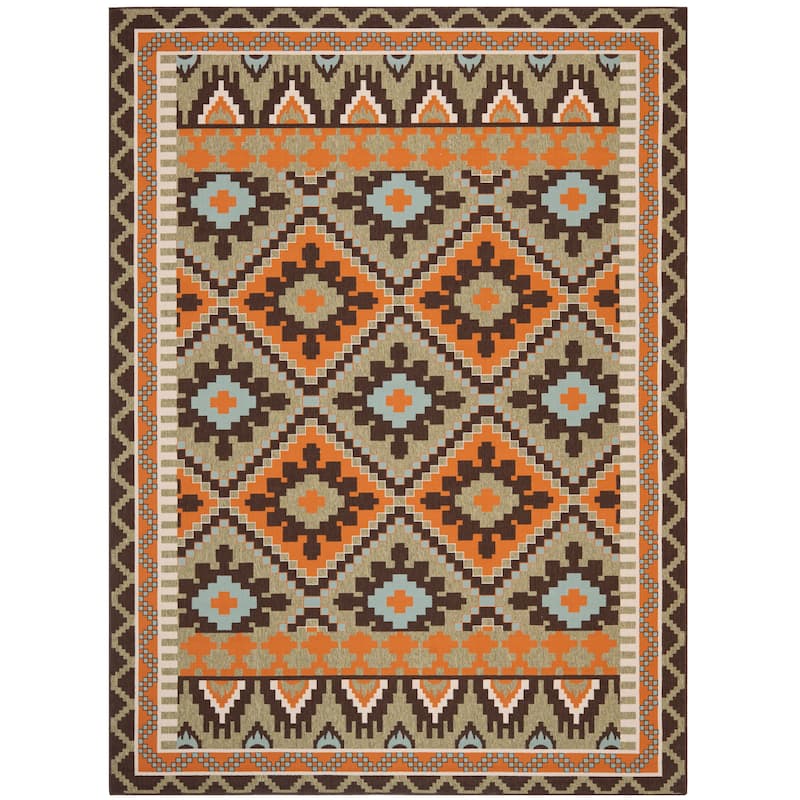 SAFAVIEH Veranda Vitaline Indoor/ Outdoor Waterproof Patio Backyard Rug
