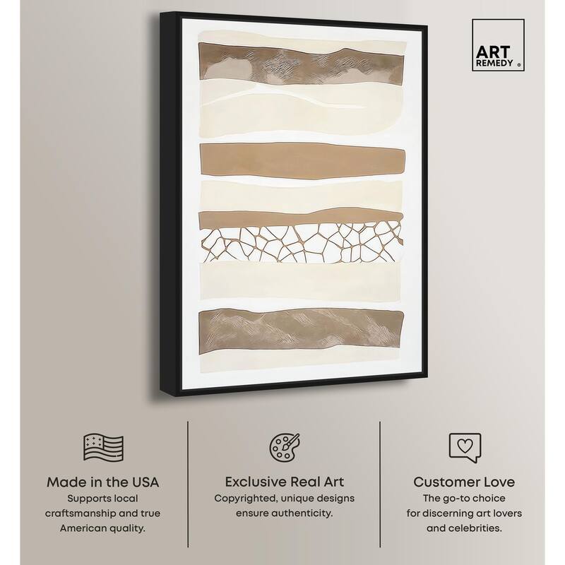 Relief Rifts II Canvas by Art Remedy