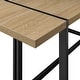 preview thumbnail 6 of 12, Middlebrook Designs Urban 3-Piece Metal and Wood Dining Set