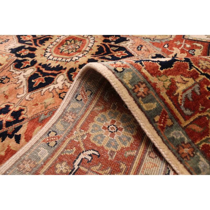 ECARPETGALLERY Hand-knotted Jules Sultane Ivory Wool Rug - 5'9 x 8'8