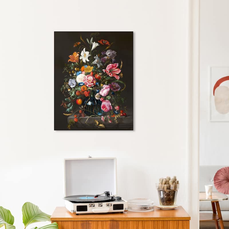 Wynwood Studio Canvas Floral and Botanical Flowers Variety Pink and Traditional Wall Art Canvas Print - 24 x 20