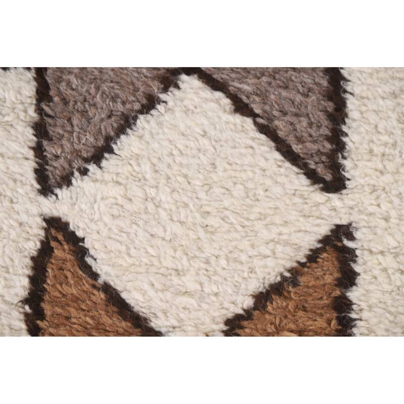Tribal Anatolian Runner Rug Handmade Turkish Wool Carpet - 3'5"x 12'9"