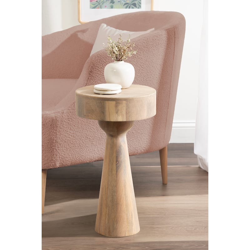 Kate and Laurel Solbrett Wood Drink Table