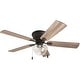 preview thumbnail 3 of 7, The Gray Barn East Cowes 52-inch Coastal Indoor LED Ceiling Fan with Pull Chains 5 Reversible Blades - 52