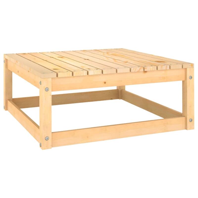 vidaXL Patio Furniture Outdoor Sectional Set with Cushions Solid Wood Pine
