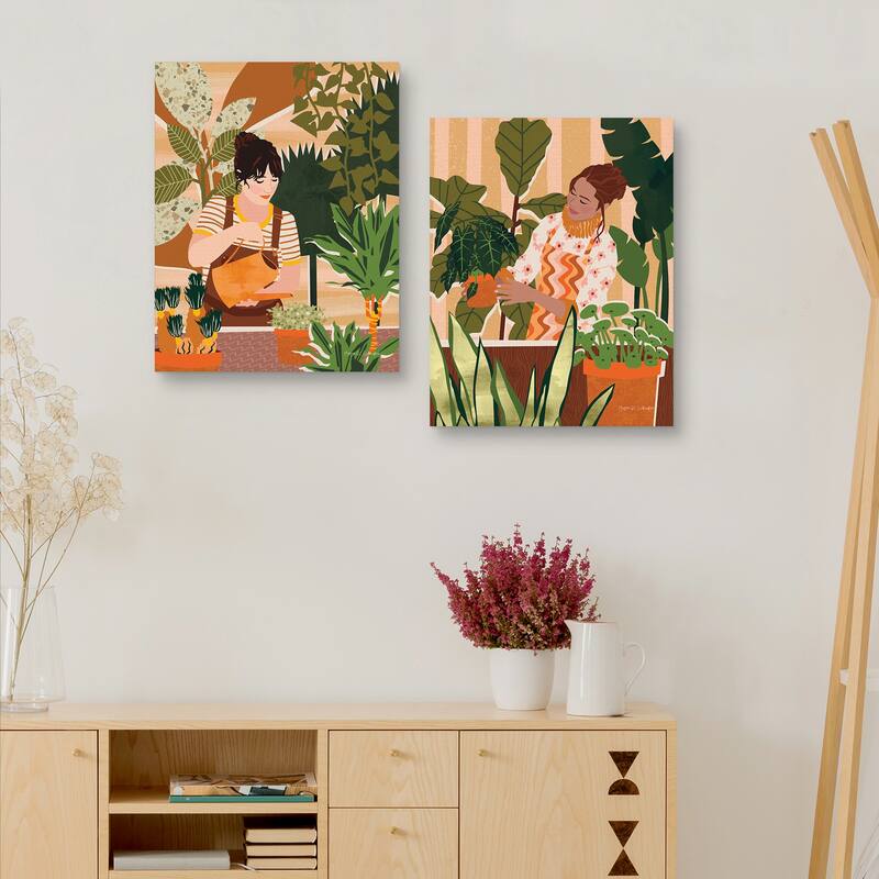 Balanced Self I, II by Meghan Gallagher Canvas Art Prints