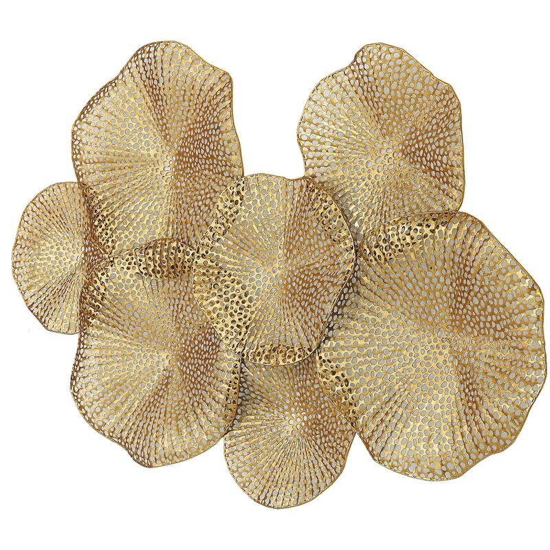 Uttermost 04335 Ripley 47" x 31" Frameless Decorative Panel - Gold