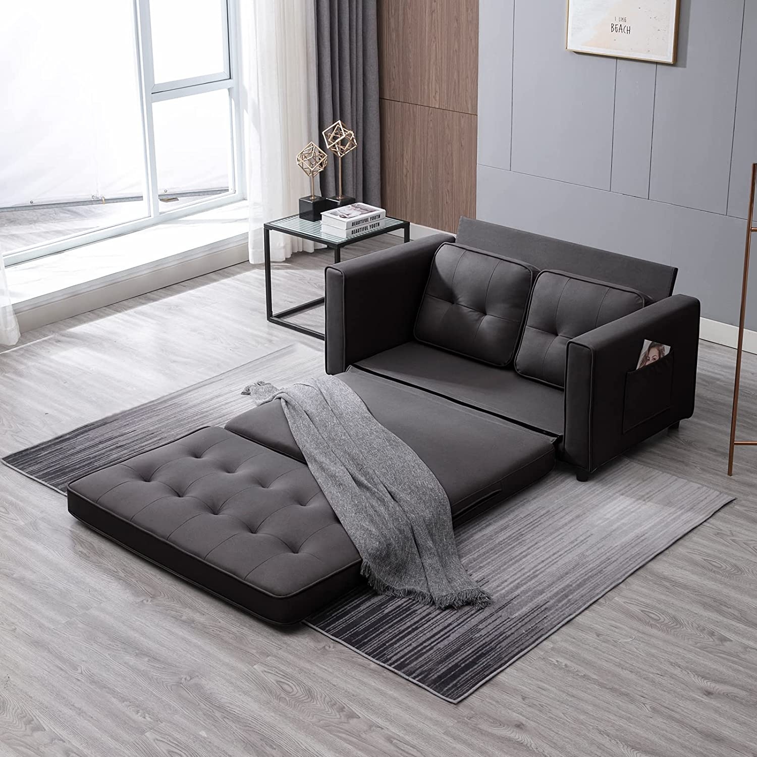 Tri fold sofa sleeper hotsell