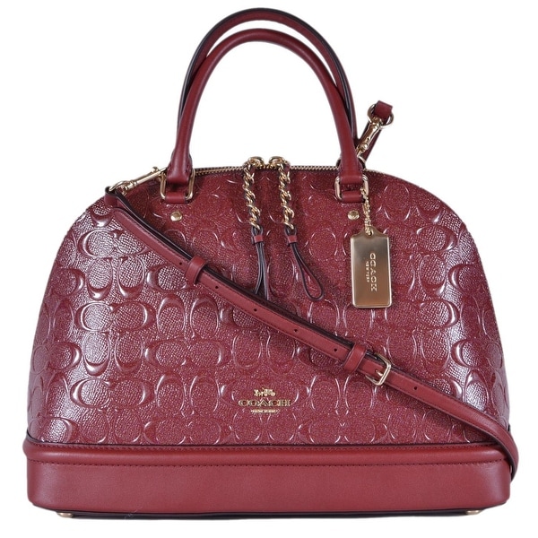 coach patent leather satchel