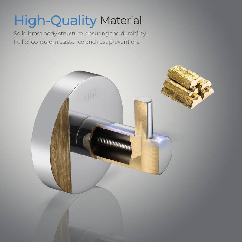 Circular Bathroom Towel & Robe Hook